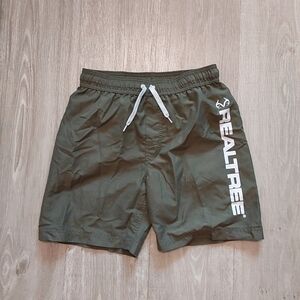 Realtree Bpys Dark Green Swim Trunks